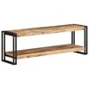 vidaXL Mueble para TV de madera maciza de mango rugosa 120x30x40 cm