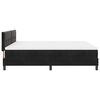 vidaXL Cama tipo Box Spring con colch&oacute;n Negro 180 x 200 cm Terciopelo