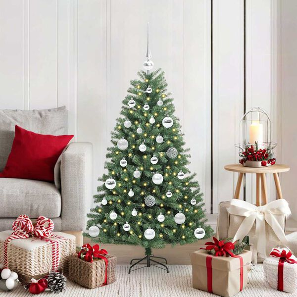 vidaXL &Aacute;rbol de Navidad artificial con ramas articuladas Verde 120 cm