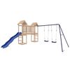 vidaXL Parque infantil de exterior madera maciza de pino