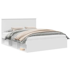 vidaXL Estructura de cama 160 x 200 cm Madera de pino macizo