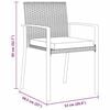 vidaXL Conjunto de Comedor de Jard&iacute;n 5 pcs Gris