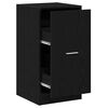 vidaXL Armario de Boticario Roble negro 40 x 41 x 77.5 cm