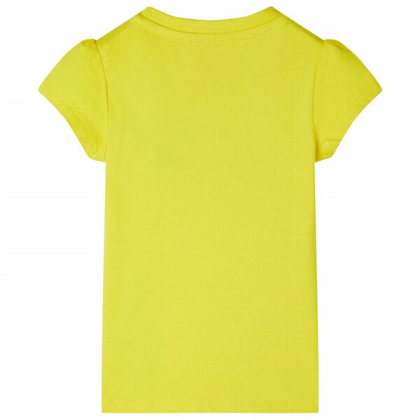 Camiseta infantil de manga casquillo amarillo chill&oacute;n 104