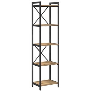 vidaXL Estante de libros Roble artesanal 40 x 30 x 155 cm