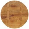 vidaXL Tablero de mesa redondo madera maciza de mango &Oslash; 90x2,5 cm