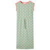 vidaXL Vestido infantil verde menta viejo 116