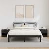vidaXL Mueble cama con caj&oacute;n 2 pcs Roble Negro 40 x 39 x 40cm