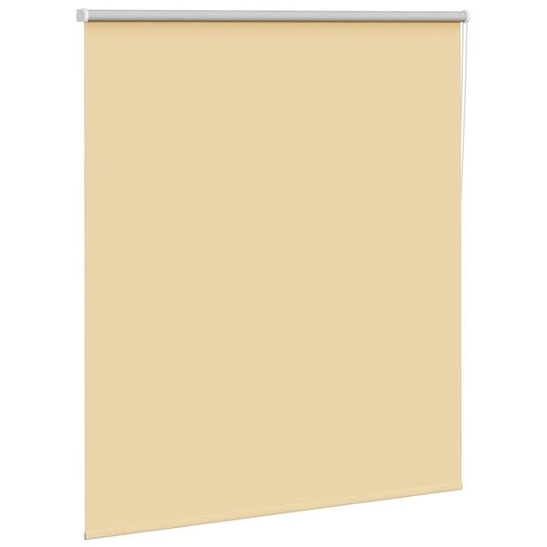 vidaXL Estor Enrollable Opaco Beige 130x175 cm Tela Ancho 126,6 cm