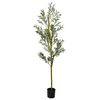 vidaXL &Aacute;rbol de olivo artificial con 800 hojas verde 200 cm