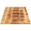 vidaXL Tablero de mesa rectangular madera maciza mango 140x50x2,5 cm
