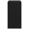 vidaXL Mesa lateral Roble Negro 50 x 26 x 50 cm Madera de ingenier&iacute;a