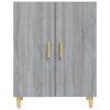 vidaXL Aparador de madera contrachapada gris Sonoma 70x34x90 cm