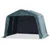 vidaXL Carpa para ganado desmontable PVC verde oscuro 550g/m&sup2; 3,3x3,2m
