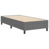 vidaXL Cama de plataforma Gris Claro 80 x 200 cm tela