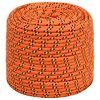 vidaXL Cuerda de barco polipropileno naranja 6 mm 250 m