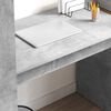 vidaXL Escritorio Gris Concreto 113 x 54 x 120 cm Madera de ingenier&iacute;a