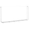 vidaXL Le&ntilde;ero acero galvanizado 300x25x150 cm