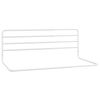 vidaXL Barandilla de seguridad cama ni&ntilde;o blanco hierro (76-137)x55 cm