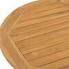 vidaXL Juego de comedor para jardín 5 piezas madera maciza de teca