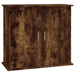 vidaXL Soporte de acuario madera ingenier&iacute;a roble ahumado 81x36x73 cm
