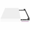 vidaXL Estantes flotantes de pared 4 uds blanco MDF 50x23x3,8 cm