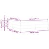 vidaXL Cama tipo Box Spring con colchón Rosa 180 x 220 cm tela
