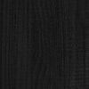 vidaXL Estructura de cama doble madera maciza negra 135x190 cm