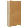 vidaXL Armario madera contrachapada color roble Sonoma 100x50x200 cm