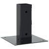 vidaXL Bases para postes cuadradas 12 uds. Antracita 46x46 mm