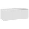 vidaXL Mueble para TV madera contrachapada blanco 80x34x30 cm