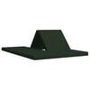 vidaXL Sof&aacute; Cama Plegable 140 x 67 x 15 cm Verde oscuro