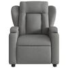 vidaXL Sill&oacute;n reclinable el&eacute;ctrico de tela gris oscuro