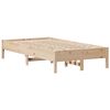 vidaXL Estructura de cama sin colch&oacute;n madera maciza de pino 120x190 cm