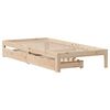 vidaXL Estructura de cama con cajones madera maciza pino 90x190 cm