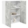vidaXL Mueble colgante con puerta Gris Concreto 80 x 31 x 100 cm