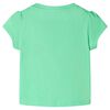 Camiseta infantil verde claro 128