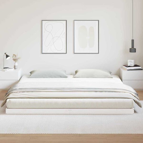 vidaXL Estructura de cama 213.5 x 104 x 9 cm Madera de pino macizo