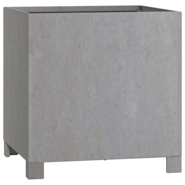 vidaXL Jardineras con patas 2 uds acero corten oxidado 40x40x40 cm