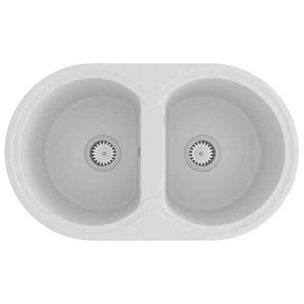 vidaXL Fregadero de cocina 78 x 47 x 20.5 cm granito