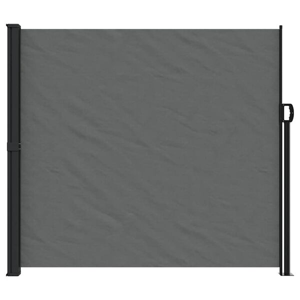 vidaXL Toldo lateral retr&aacute;ctil gris antracita 180x500 cm