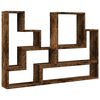 vidaXL Estanter&iacute;a de pared madera ingenier&iacute;a roble ahumado 96x12x64 cm