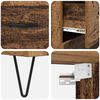 vidaXL Aparador alto con caj&oacute;n 2 pcs Madera vieja Madera de ingenier&iacute;a