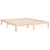 vidaXL Estructura de cama sin colch&oacute;n madera maciza de pino 160x200 cm