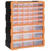 vidaXL Organizador multicajones con 39 cajones 38x16x47 cm