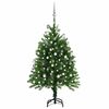 vidaXL &Aacute;rbol de Navidad preiluminado con luces y bolas verde 120 cm