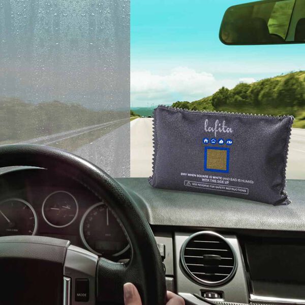 Lafita Deshumidificadores de coche reutilizables 2 uds 400 g