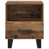 vidaXL Armario de Noche con caj&oacute;n Madera vieja 40 x 35 x 47,5 cm