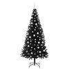 vidaXL &Aacute;rbol de Navidad con 300 LED con soporte Negro 210 cm PVC
