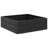 vidaXL Cama elevada Negro 75,5 x 75,5 x 25 cm PP